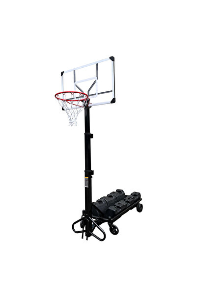 OEMVURAL VIKING Foldable Pro Hoop Αναδιπλούμενη μπασκέτα με βάση και ρυθμιζόμ...