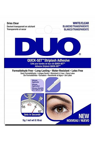 NO BRAND Adeziv pentru gene false DUO Quick-Set Ardell, incolor, cu uscare ra...