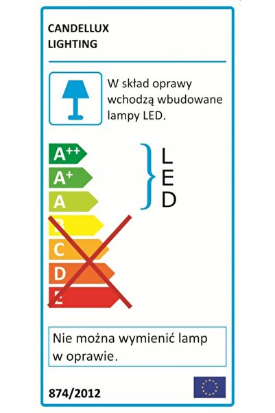 NO BRAND Candellux HEART lampă de perete LED 5W 4000K 250lm roz, cu aspect de...