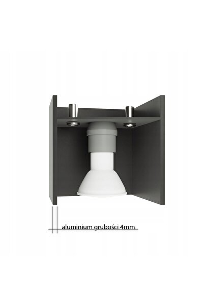 Sollux Lighting Spot LOBO Alb 1xG9 40W Aplică de perete metalică pătrată