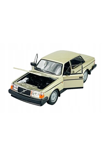 WELLY VOLVO 240 GL 240GL GOLD 1:24 MAȘINĂ METALICĂ NOUĂ 24102
