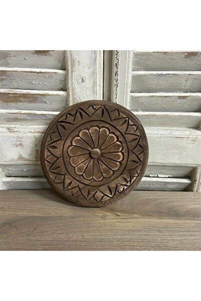 NO BRAND WESTWING Tavă decorativă din lemn Tavă decorativă „Paula” 20 cm