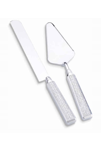 Regent Spatulă + Cuțit pentru tort Glitter C1172CW