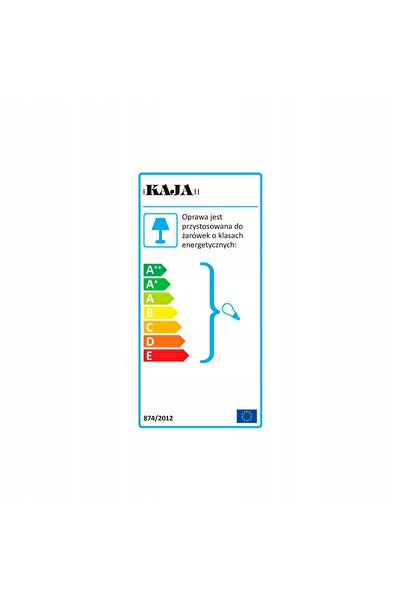 Kaja Aplică de perete de exterior LOZANA K-5006A DOWN, negru, IP44, E27,