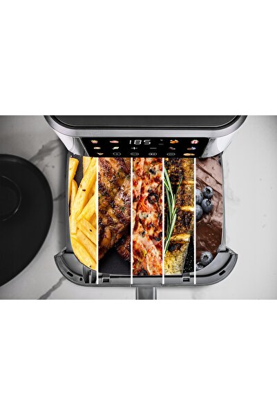NO BRAND Friteuză cu aer cald fără ulei TAIA 8L 1800W cu strat antiaderent și...