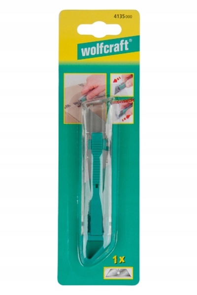 Wolfcraft Cuțit de siguranță cu lamă retractabilă WF4135000 x4