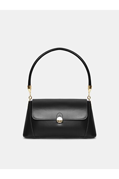 Dilvin Covered Shoulder Bag-Black