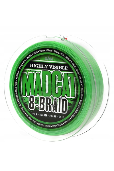 NO BRAND Fir textil MADCAT 8-împletit 0,35mm/270m