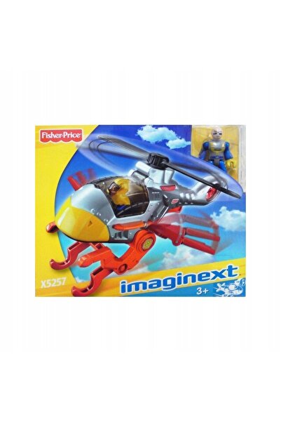 NO BRAND FISHER Imaginext elicopter Jastrząb + figurină pilot