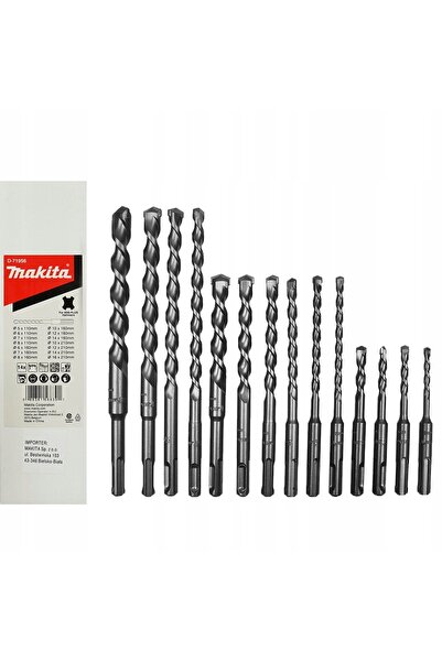Makita Set de burghie SDS-PLUS pentru beton D-71956 14 piese D71956