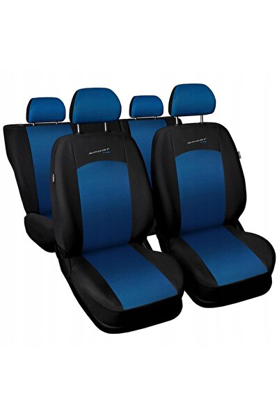 NO BRAND Huse scaune SPORT LINE Albastru pentru CITROEN BERLINGO