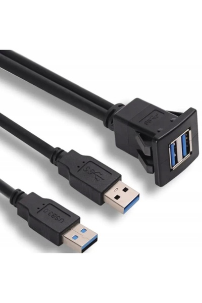 NO BRAND KIT ADAPTOR DE EXTENSIE CU DOUĂ PORTURI USB 3.0 PENTRU MONTARE PE PA...
