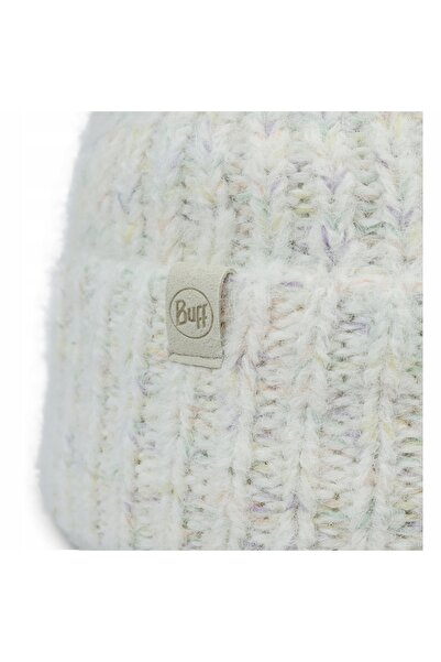 Buff Căciulă tricotată și cu bandă din fleece Eyla albă