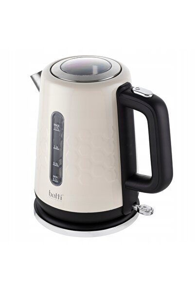 NO BRAND Botti Ivo 1.7L 2000W Fierbător electric rotativ ceramic alb
