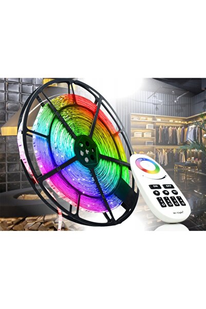 NO BRAND Bandă LED colorată RGB, lumini puternice, kit SMD 5050 cu sursă de a...