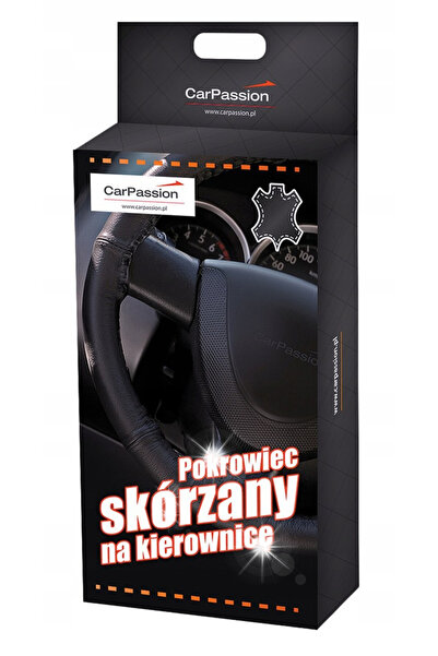 NO BRAND Husă de volan din piele Carpassion 37-39 cm 10061