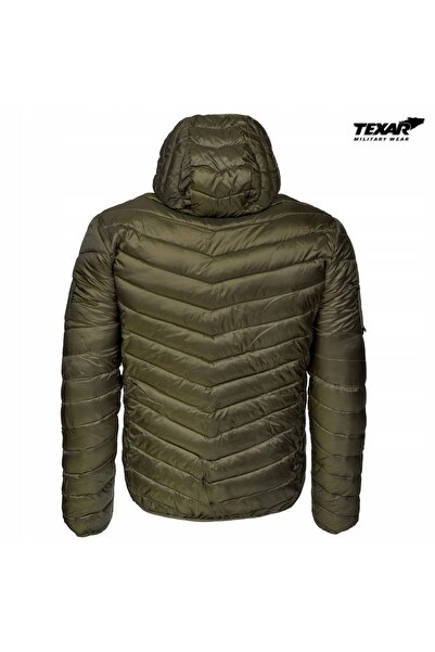 NO BRAND Geacă de puf călduroasă Texar reversibilă WZ93 Verde măsliniu L