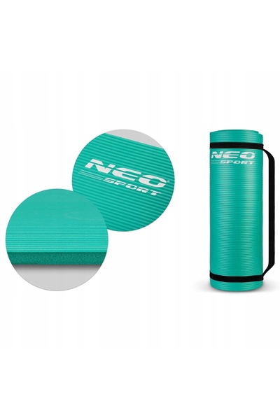 NO BRAND Saltea de fitness groasă 183 x 60 cm Neo-Sport - 192301 turcoaz