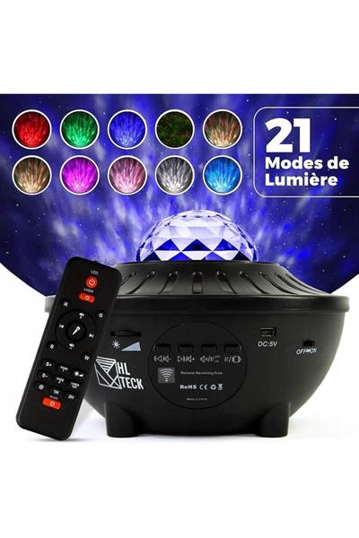 NO BRAND Proiector de stele LED, lampă de veghe, telecomandă, difuzor Bluetooth