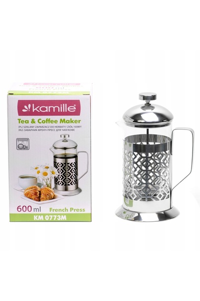 Kamille Infuzor de ceai și cafea cu fierbător sub presiune 1000ml