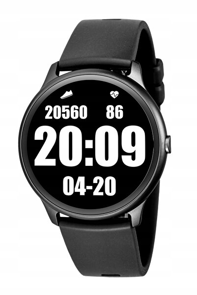 Rubicon Smartwatch RNCE61 negru AMOLED notificări ritm cardiac pedometru