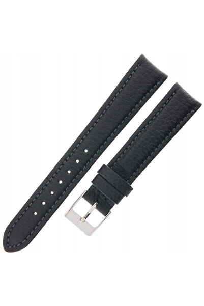 NO BRAND LAVVU Bison LSHUB16 - 16mm - NEGRU - Curea de ceas din piele
