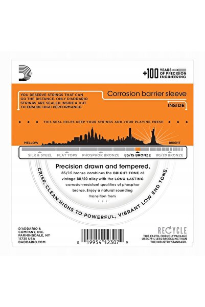 NO BRAND Corzi pentru chitară acustică D'Addario 10-50 EZ900