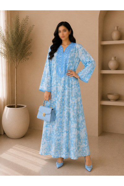 ROGINA جلابية نسائية قطن 100%
