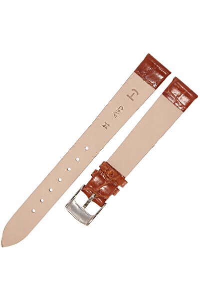 NO BRAND HORIDO 0117 - MARO MEDIU - 14mm - Curea de ceas din piele texturată
