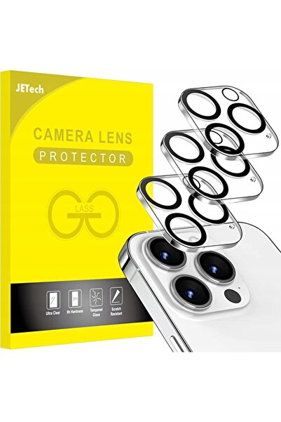 NO BRAND JETech Camera Lens Protector pentru iPhone 14 Pro/14 Pro Max – sticl...