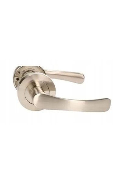 NO BRAND SET MÂNER UȘĂ UNIVERSAL NICKEL SATINAT 110 MM