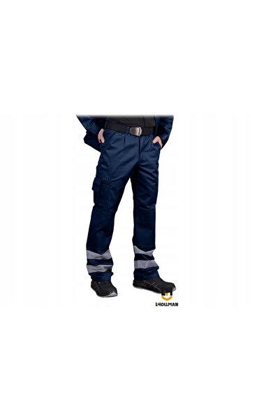 NO BRAND Pantaloni de lucru reflectorizanți cu buzunare montersky warning wor...