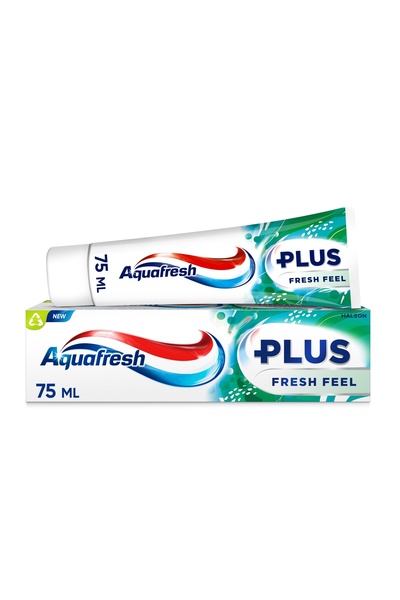 NO BRAND AquaFresh Plus Pastă de dinți cu fluor pentru o senzație proaspătă, ...