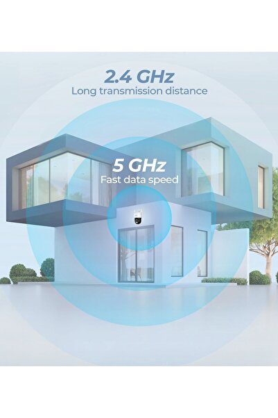 ReoLink Cameră externă WiFi Rotativă 4K UHD Solară Zoom Audio albă