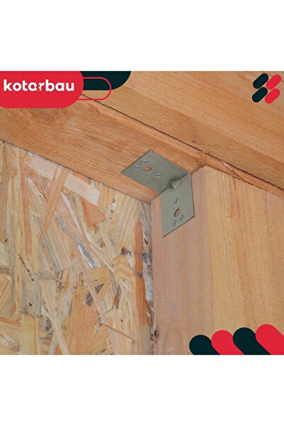 NO BRAND 50x50x40mm 50 bucăți Set de colțare de tâmplărie ranforsate, conecto...