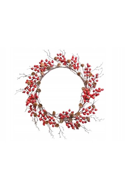 NO BRAND Coroană de toamnă WIANEK pentru ușă sau perete, decorațiune artifici...