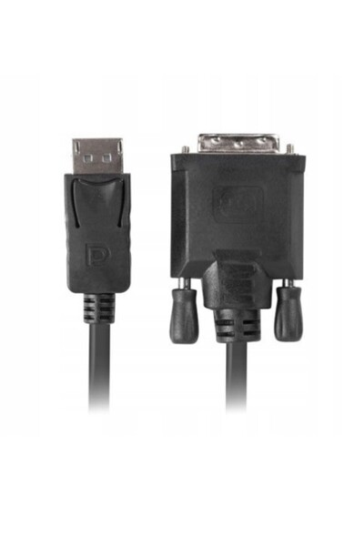 NO BRAND Cablu DisplayPort 1.2 DVI-D tată la tată negru