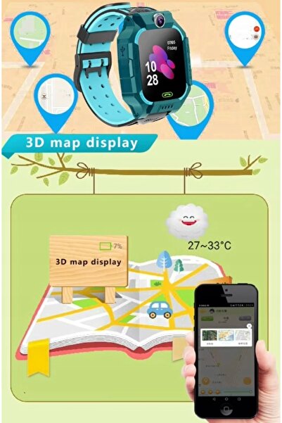 Skmei Ceas pentru copii / ceas inteligent / tracker / GPS / funcții multiple
