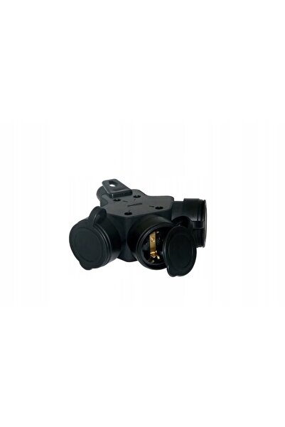 NO BRAND Prelungitor din cauciuc cu 3 prize 230V IP44 Schuko