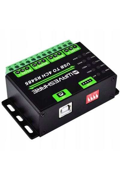 NO BRAND Waveshare Convertor USB la RS485 industrial cu 4 canale, izolat