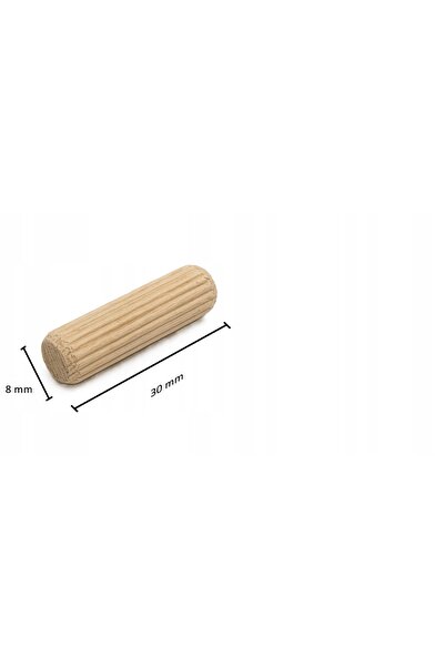NO BRAND Rulă de lemn pentru mobilier, 8 x 30 mm, pentru conectarea mobilieru...