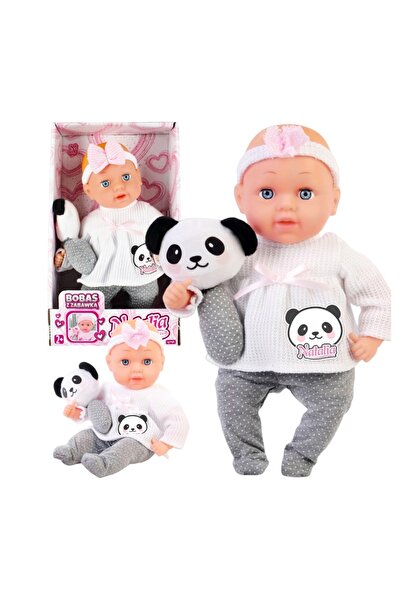 Artyk Păpușa Natalia Bobas cu jucărie, păpușă de 33 cm, bunicul cu mascotă 16...