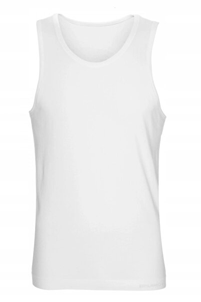 Brubeck Tricou de corp din bumbac confortabil pentru bărbați TA00540A Alb - L