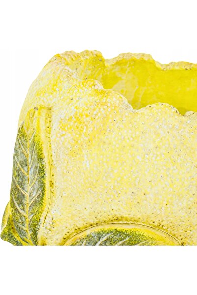 NO BRAND Ghiveci din beton verde, galben Artpol 17 cm x 20 x 14 cm