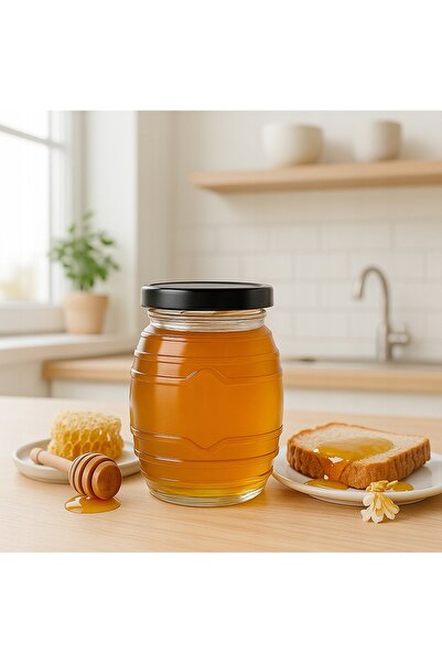 NO BRAND 20x Borcane de sticlă UL de 180ml pentru miere, borcane decorative p...