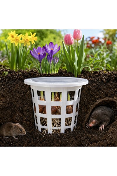 NO BRAND Coș de plantare pentru creșterea răsadurilor, cu capac alb, 8,5x13cm...