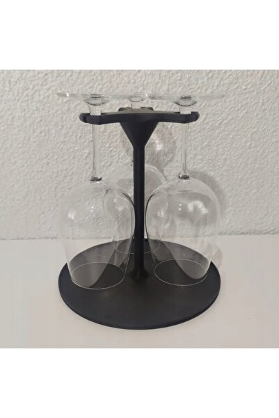 NO BRAND Suport organizator decorativ pentru trei pahare, pentru sufragerie.