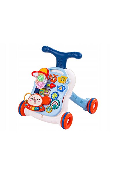 DK PUSH-CAR, MERS-MERS, MASA EDUCAȚIONALĂ INTERACTIVĂ 2 ÎN 1, Mașinuță, Piani...