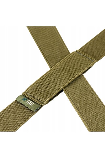 NO BRAND M-Tac Bandă elastică pentru talie L7 Verde Ranger