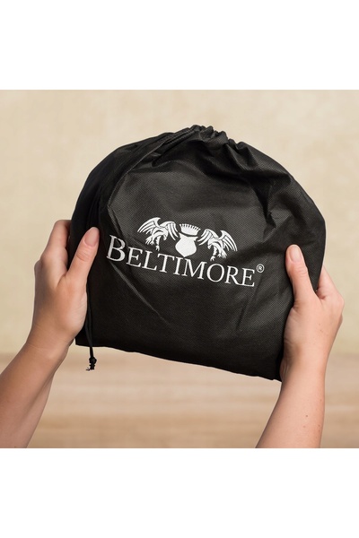 NO BRAND Beltimore geantă de mână servietă din piele naturală roșie